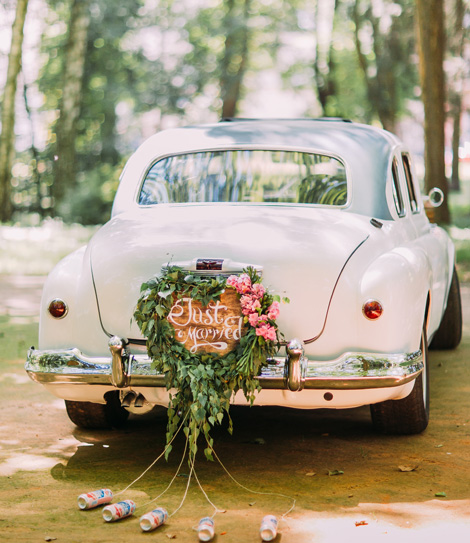 La voiture de mariage